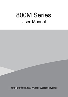 800M Series VFD Drives Manual