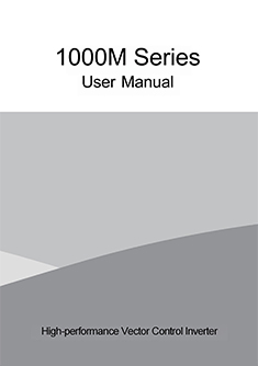 1000M series VFD Manual