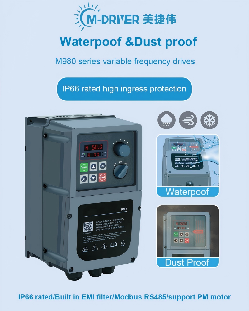 M980 IP66 Waterproof VFD Drive img